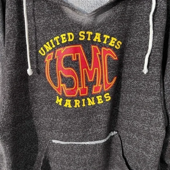 Armed Forces Gear USMC Women’s Marines Logo Sweatshirt Hoodie Size: XL - Picture 2 of 8